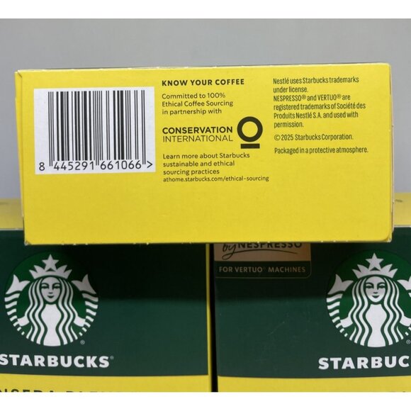 Nespresso Vertuo Starbucks Sunsera Blend Coffee 24 Capsules Lot of 3 Boxes - Picture 5 of 5